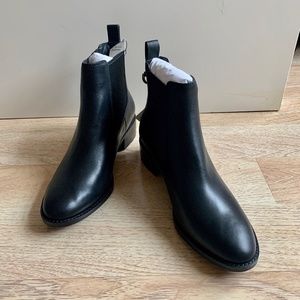 NWT Cole Haan Black Newburg Waterproof Booties